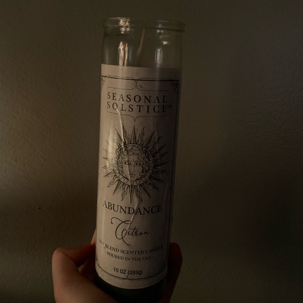 Beautiful hippie boho never lit y2k candle